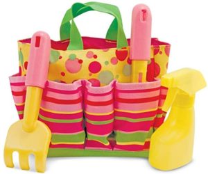 melissa & dough sunny patch blossom bright gardennig tote set with tools