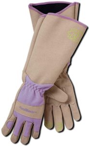 Professional Rose Pruning Thornproof Gardening Gloves with Extra Long Forearm Protection for Women (BE195T-M)
