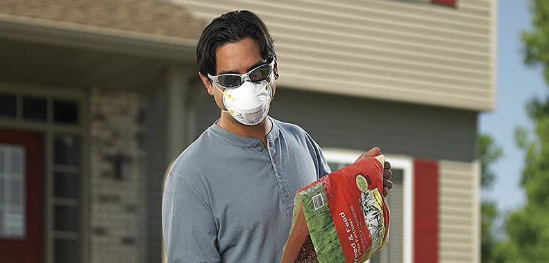best mask for mowing grass
