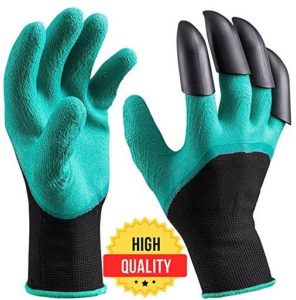 garden genie gloves with claws waterproof