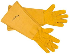 rose gardens rose gloves gardening for women and mean elbow length glvoes with thorn proof canvas gauntlet