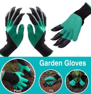 websun garden genie waterproof gloves with claws