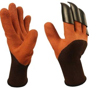 wekoli garden genie gloves with fingertip claws for digging