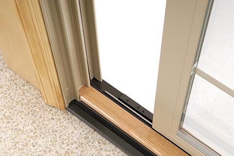 prepare sliding patio door for winter