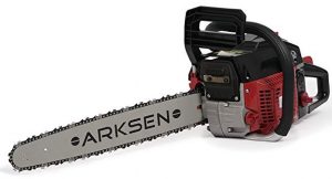 arksen 45cc gasoline powered chainsaw wood cutter 22 inch
