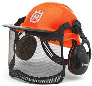 Husqvarna 577764601 Pro Forest Helmet System with Visor and Hearing Protection
