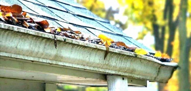 How to clean leaf guard gutters