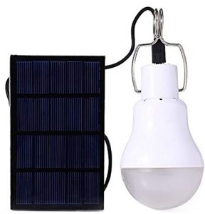 Afoskce Outdoor 130LM Portable Solar Powered Led Bulb