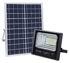 Cyberdax 100W Solar Flood Light