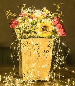 SKYFIRE Solar Powered Twinkle Fairy Lights