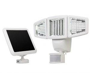 Sunforce 120 LED Triple-Head Solar Motion Flood Light