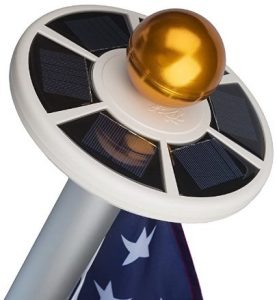 Sunnytech 2nd Generation Solar Flag Pole 20led Light