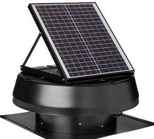 iLIVING Smart Exhaust Solar Roof Attic Exhaust Fan