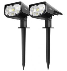 litom 12 led solar landscape spotlights