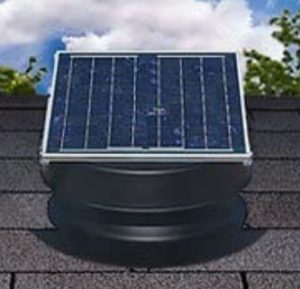 natural attic solar fan