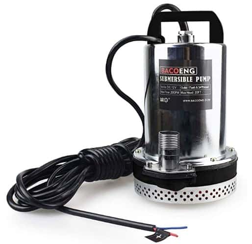 BACOENG DC 12V Farm & Ranch Solar Water Pump
