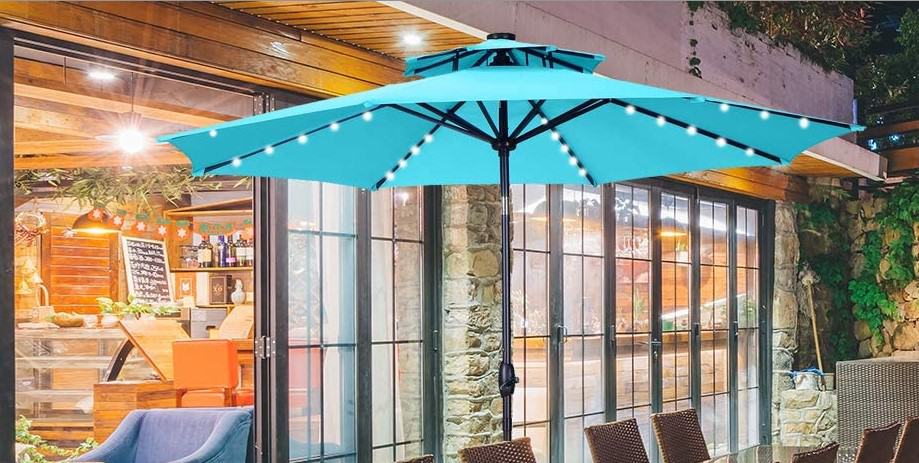 Best Outdoor Umbrella With Solar Lights In 2021 Yard Work Hq Best Outdoor Umbrella With Solar Lights, Best Rated Patio Umbrella With Solar Lights